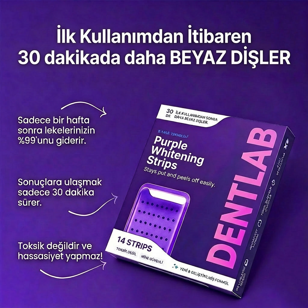 Diş beyazlatma şeritleri